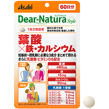 Dear-Natura(ディアナチュラ)葉酸×鉄・カルシウム